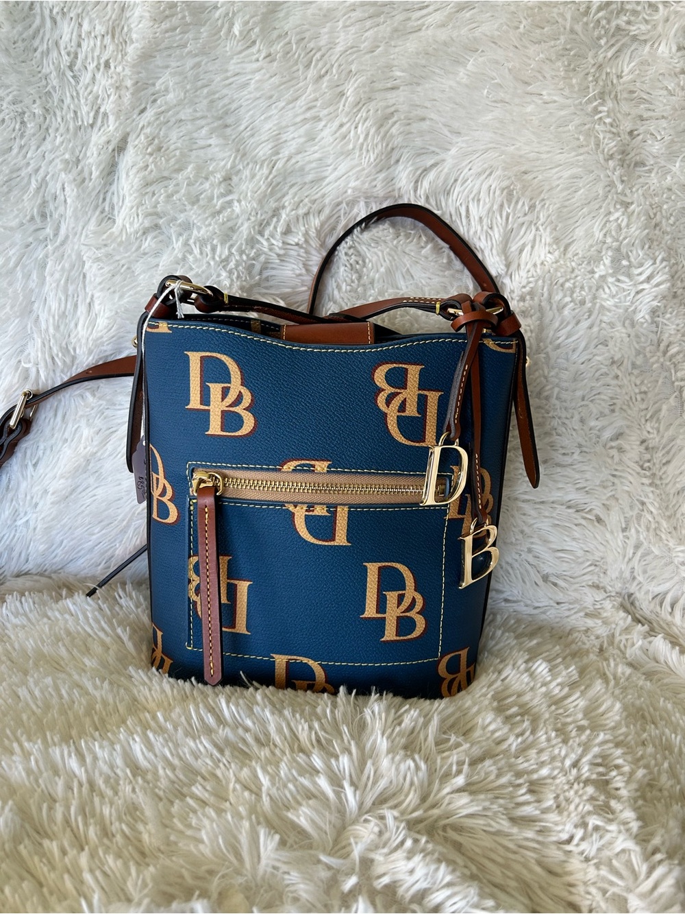 Dooney & Bourke Small Ridley jeans large logo Crossbody